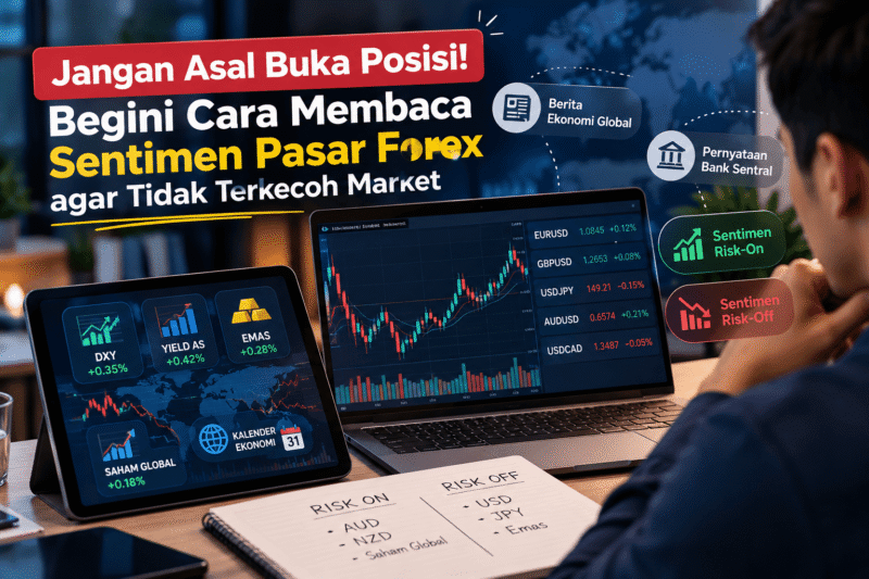 Jangan Asal Buka Posisi! Begini Cara Membaca Sentimen Pasar Forex agar Tidak Terkecoh Market