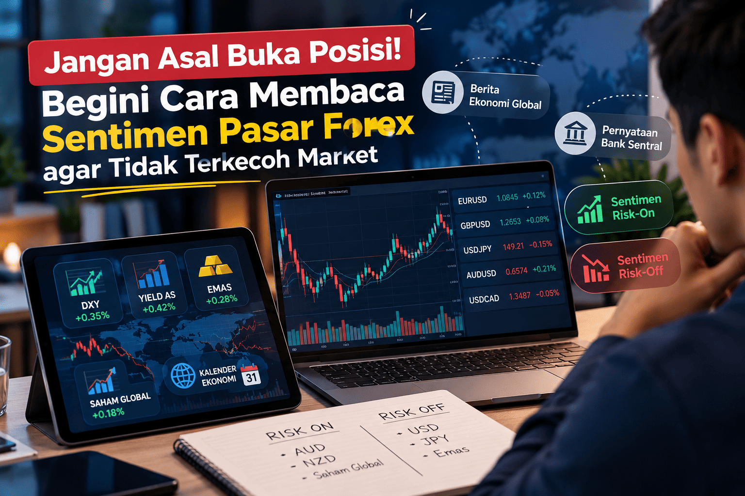 Jangan Asal Buka Posisi! Begini Cara Membaca Sentimen Pasar Forex agar Tidak Terkecoh Market