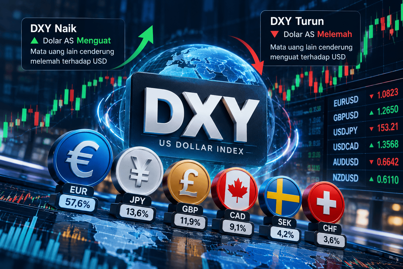 Jangan Buka Posisi Dulu! Pahami Dulu Hubungan DXY dengan Harga Forex Ini 