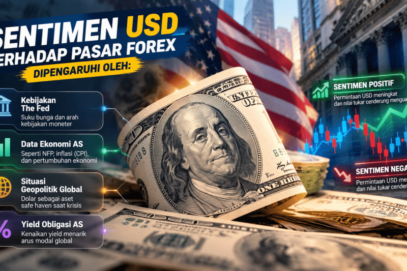 Kerap Bikin Trader Terkecoh! Begini Cara Membaca Sentimen USD terhadap Pasar Forex Secara Tepat