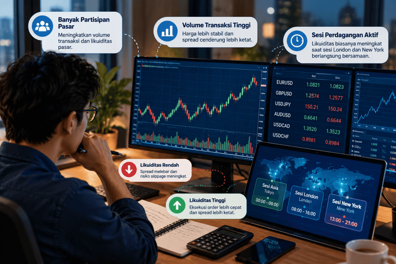 1. trader-menganalisis-likuiditas-pasar-forex